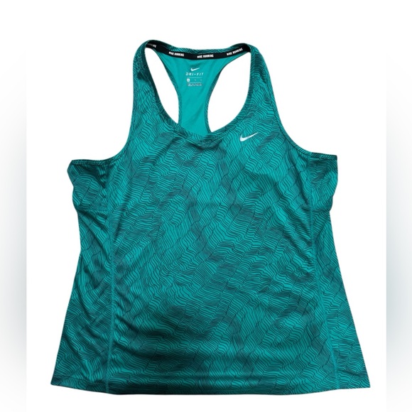 Nike Tops - Nike Turquoise Dri-FIT Running Top